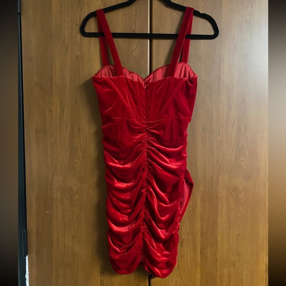 Stunning Red Velvet Mini Dress - Originally $45 - Picture 4 of 4
